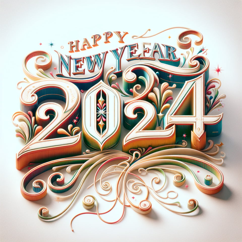 2024 text effect image