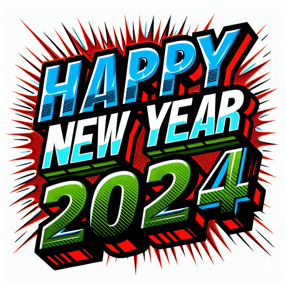 2024 text effect image