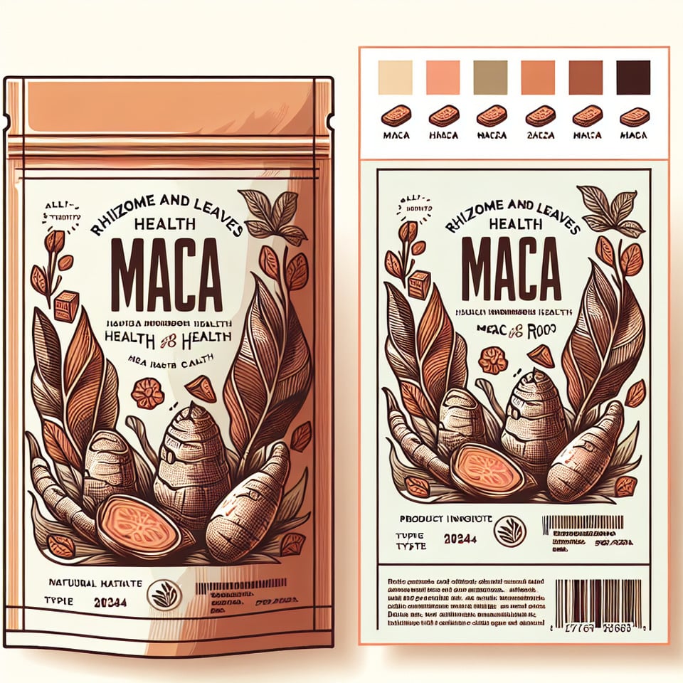 Rhizome and Leaves Health Type 2024 Health Health Maca text effect image