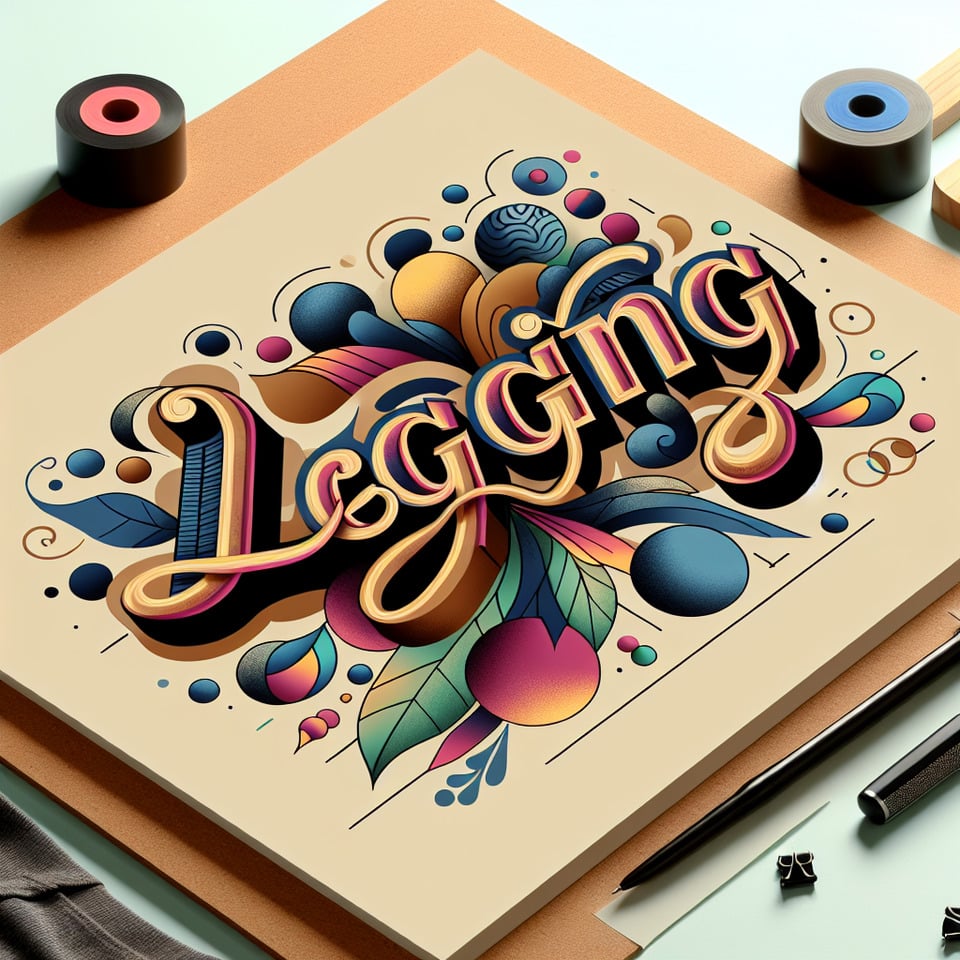 Legging title  text effect image