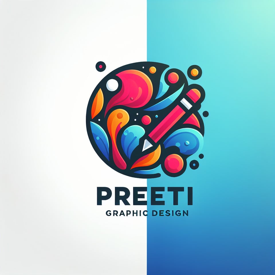preeti graphic design logo design text effect image