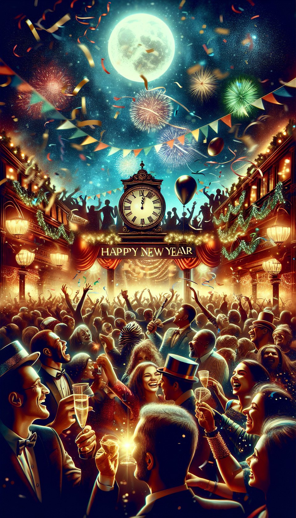 Happy New Year  text effect image