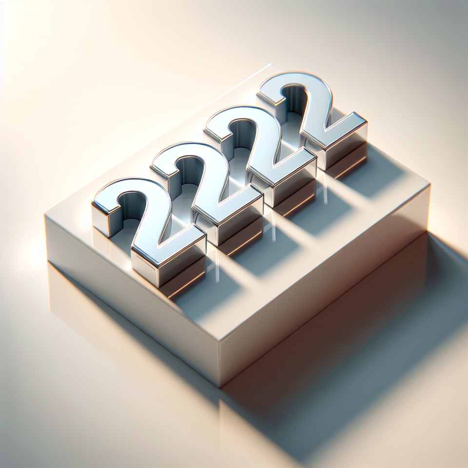 text 2024 lettering 3d render on white background text effect image