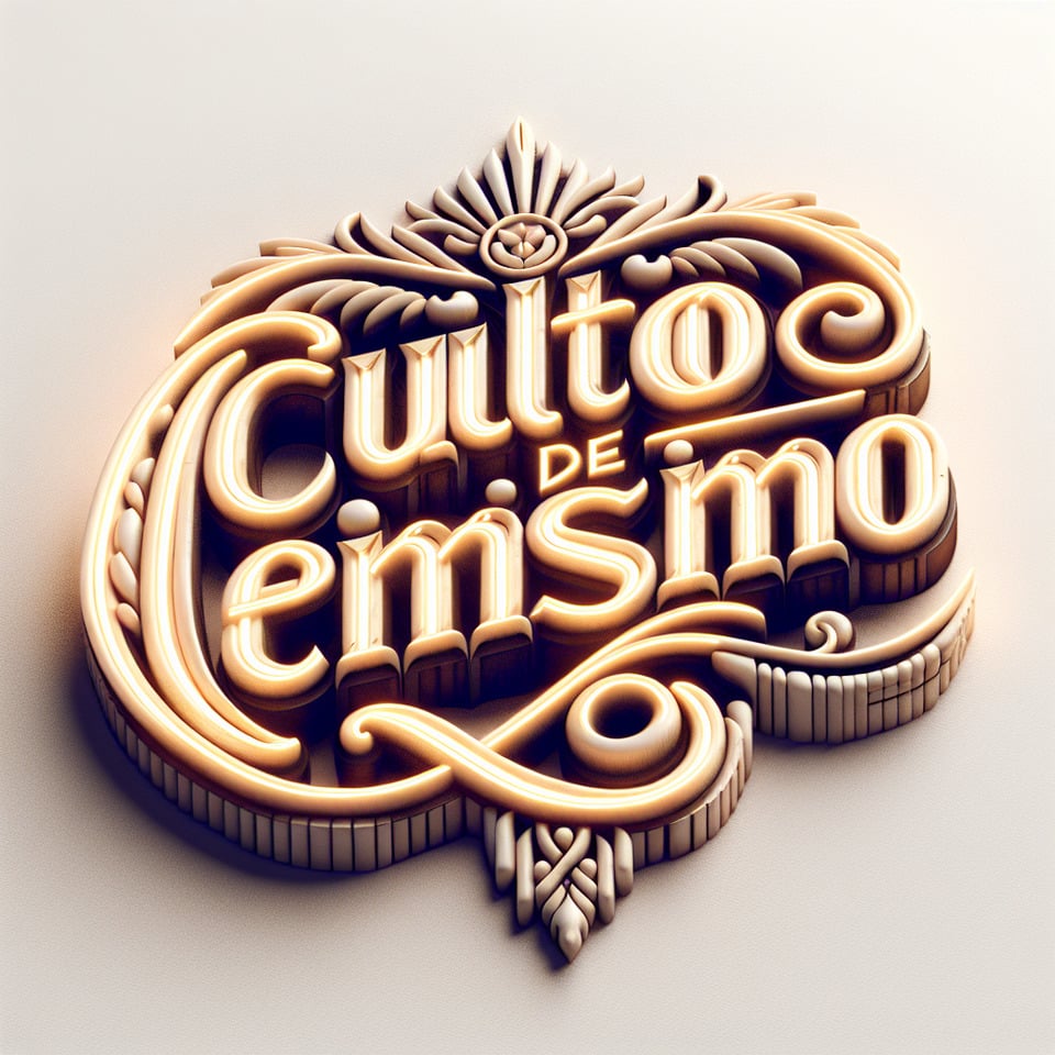 text Culto de Ensino light tradicional lettering text on white background text effect image