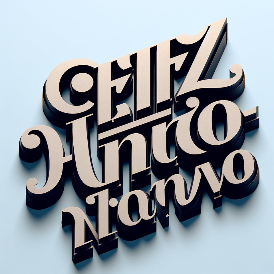create a text Feliz Ano Novo Studio A in 3d high text effect image