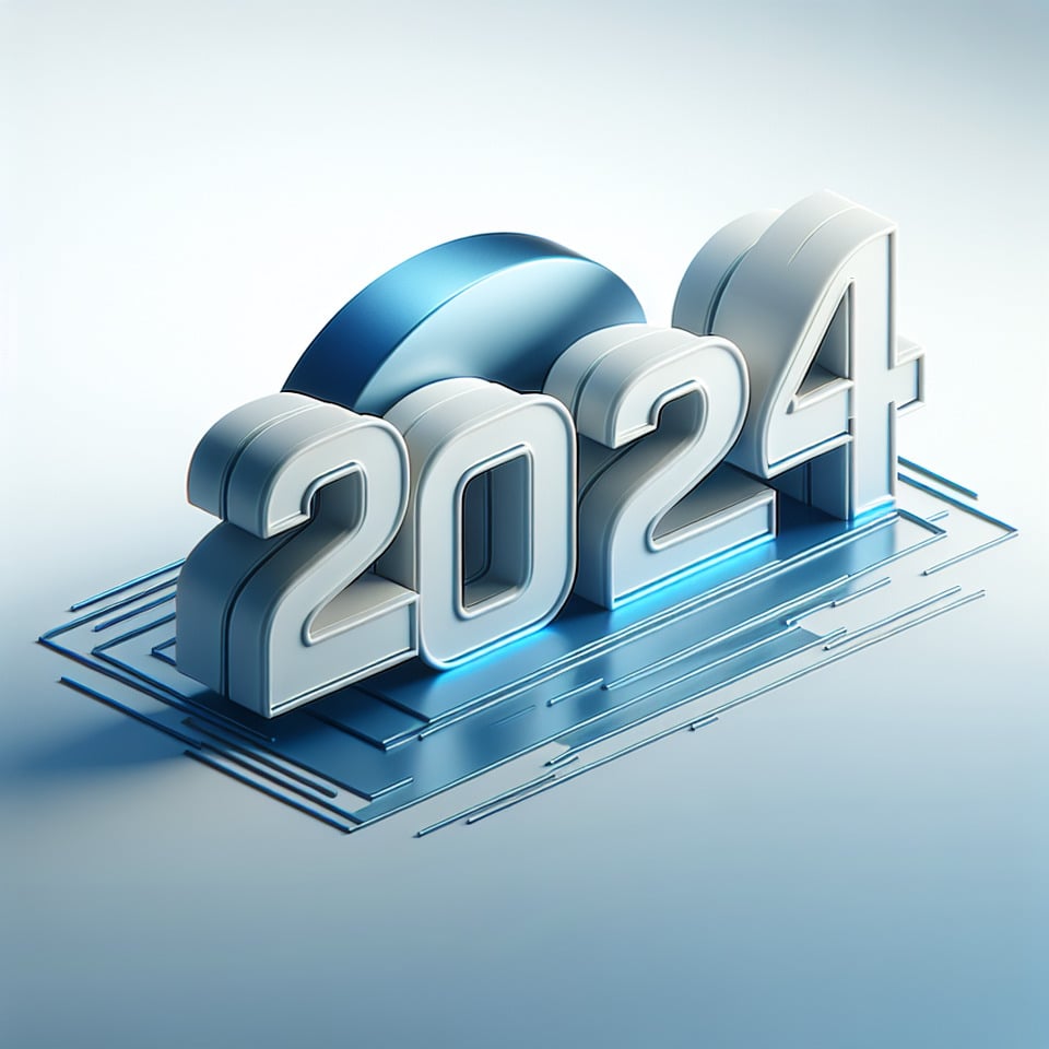 text 2024 LexNavis 3d style lettering on blue theme on white background text effect image