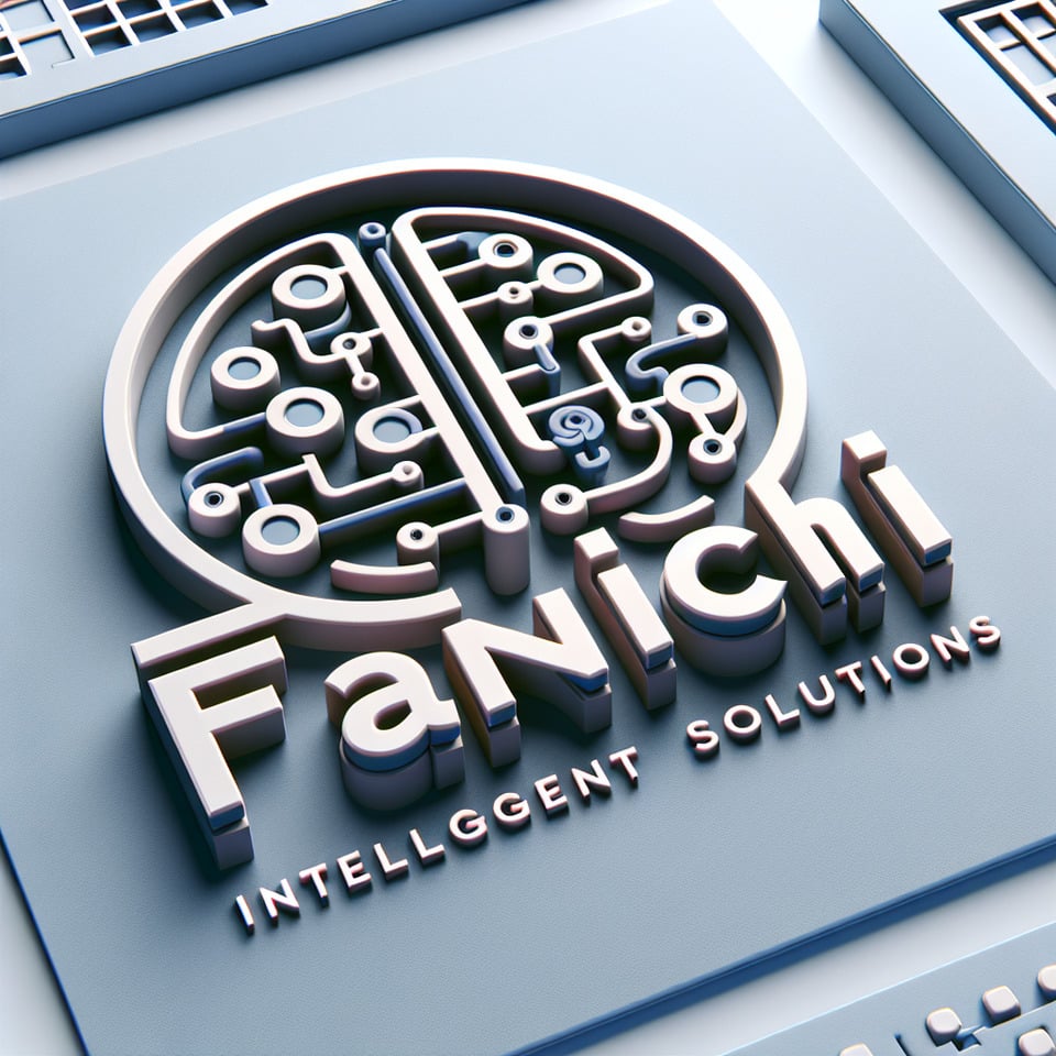 Franchi Soluções Inteligentes logo design 3d font text effect image