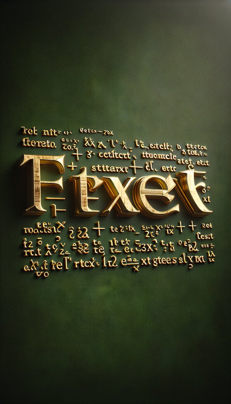 text in square box golden luxury text effect with Green Board and Mathematics 10th std Formulas text effect image