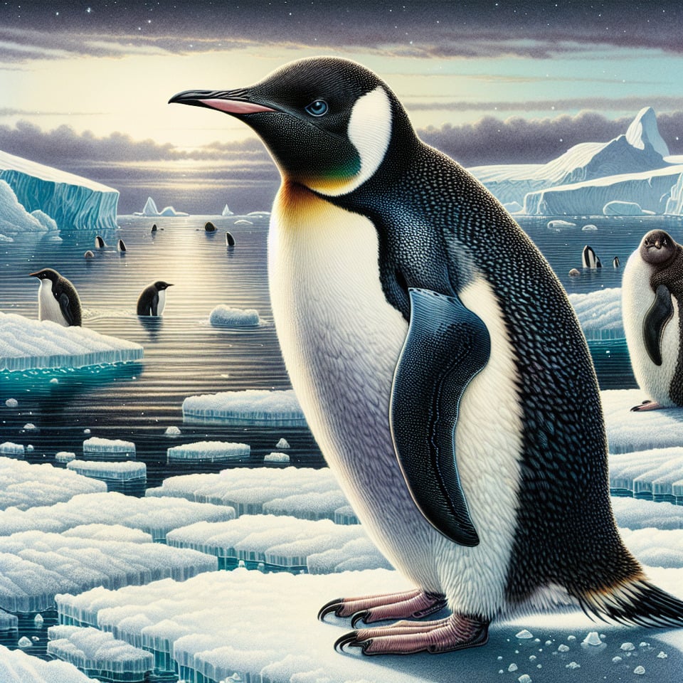 penguin text effect image
