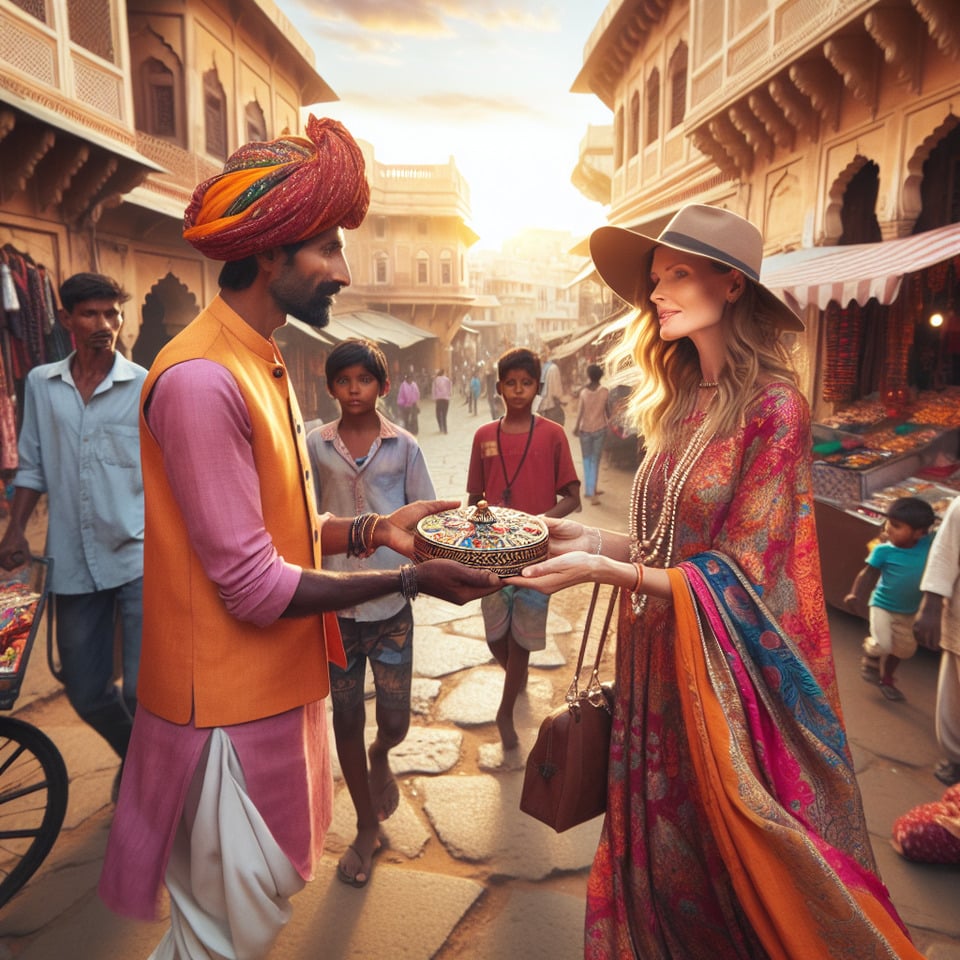 TOUYRIST IN INDIA text effect image