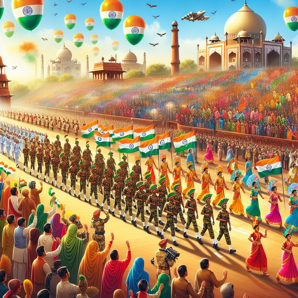 REPUBLIC DAY OF INDIA text effect image