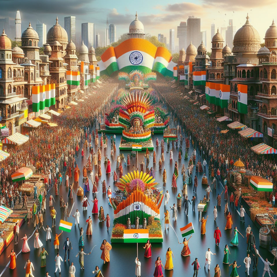 REPUBLIC DAY OF INDIA text effect image