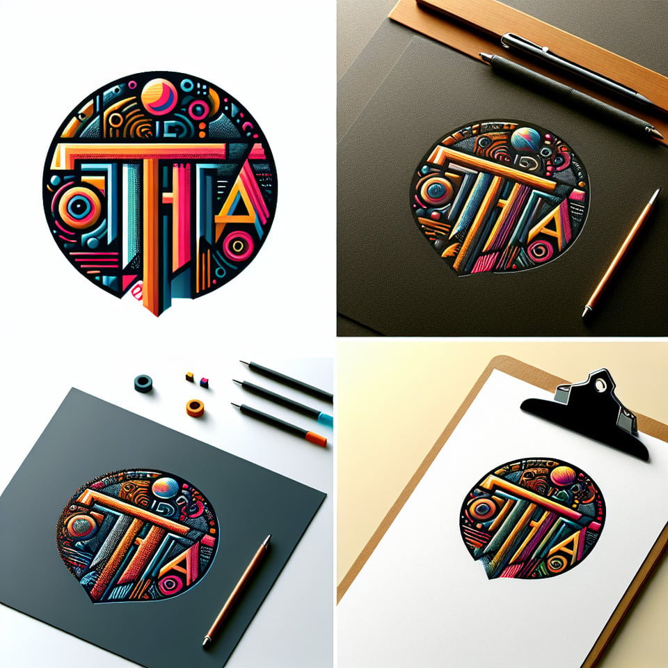 Thaha logo design effects text effect image