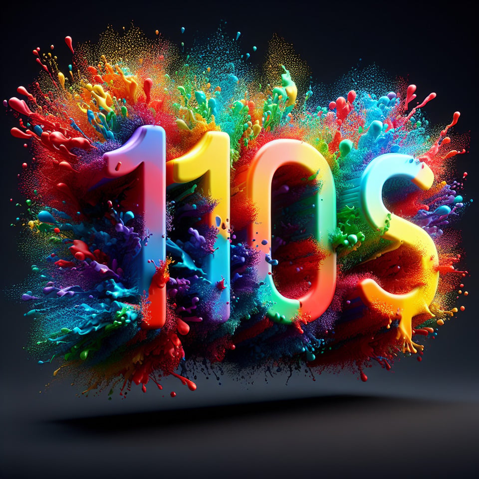 Text 1500$ colorful splash 3d text text effect image