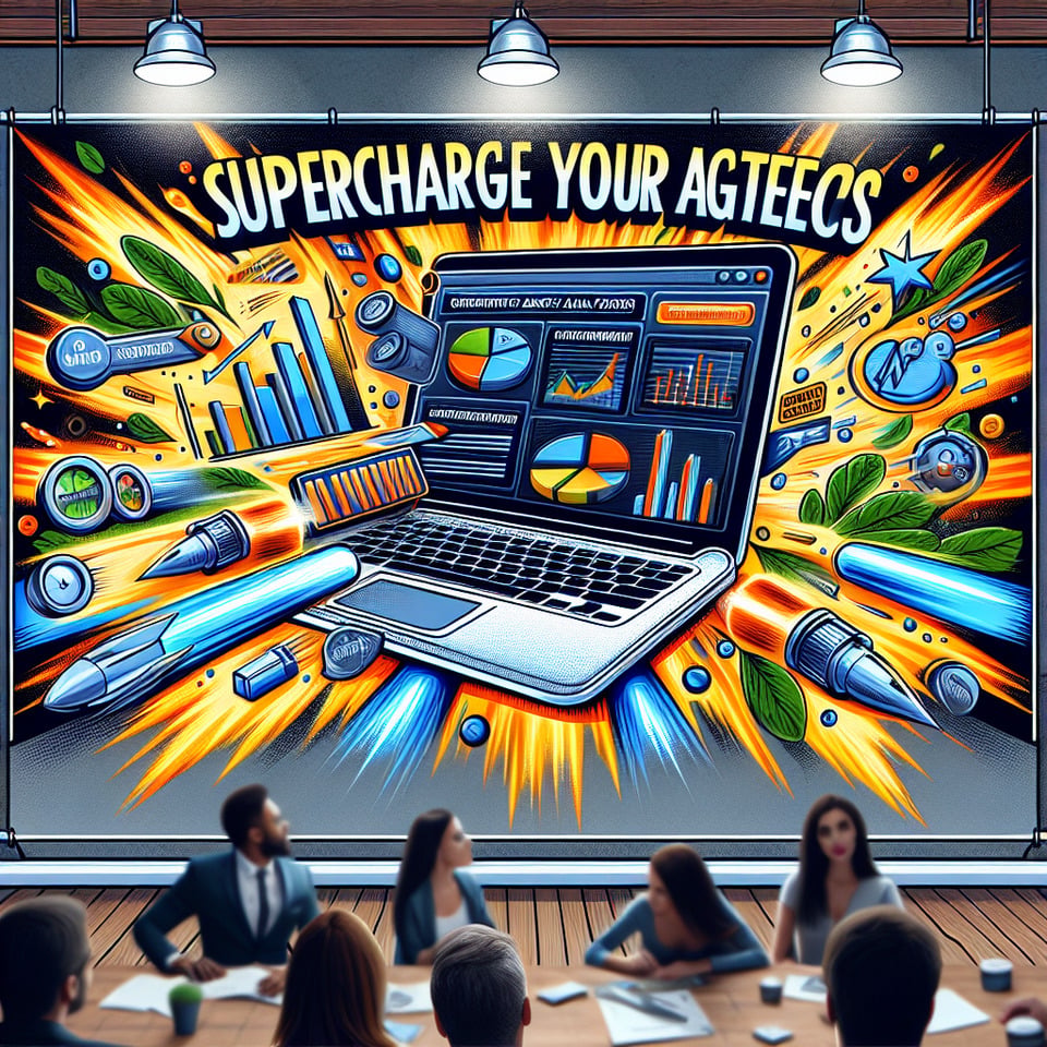 Empower Your Agency's Success - Supercharge Your Strategies with Our Comprehensive Website Analysis Tool! text effect image