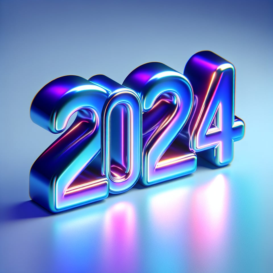 text 2024 blue purple gradient text effect on white background text effect image