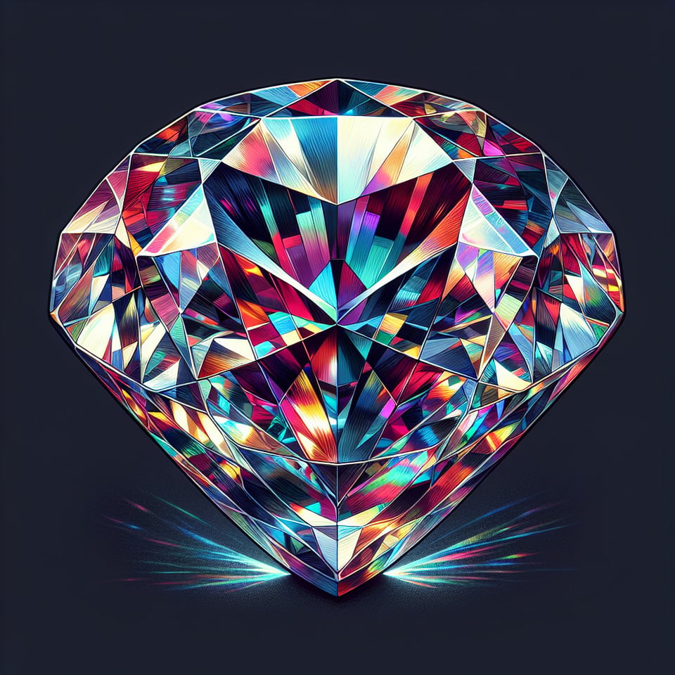 Gemstoneillustration text effect image