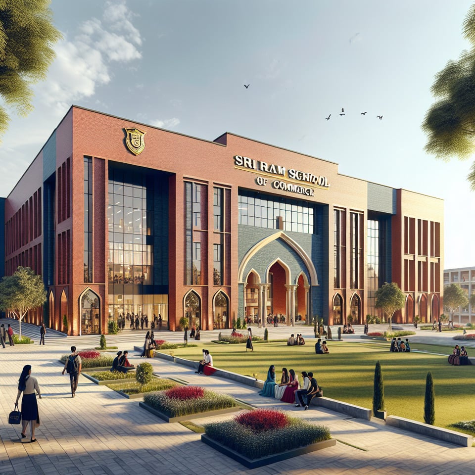 SRI RAM SCHOOL OF COMMERCE text effect image