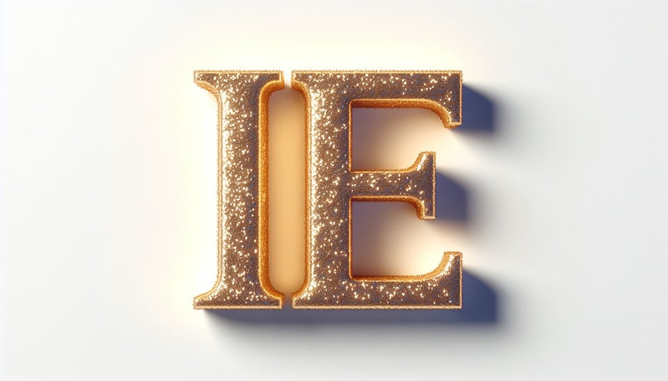 text IE glitter gold text effect on white background text effect image