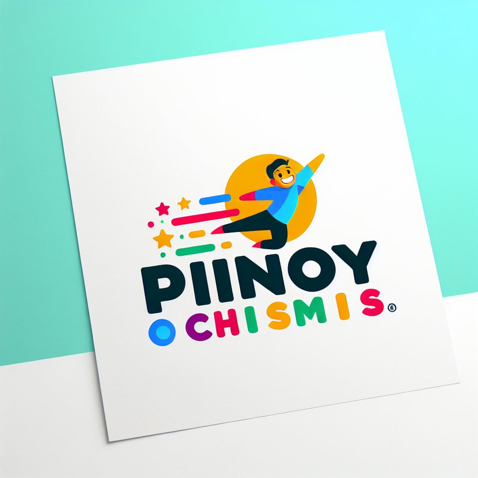 Text Pinoy Chismis logo animated simple colorful text effect image