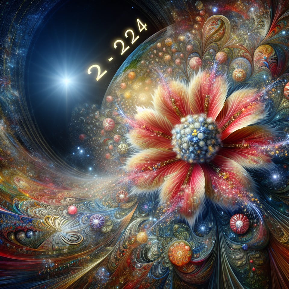 2024 god flower text effect image