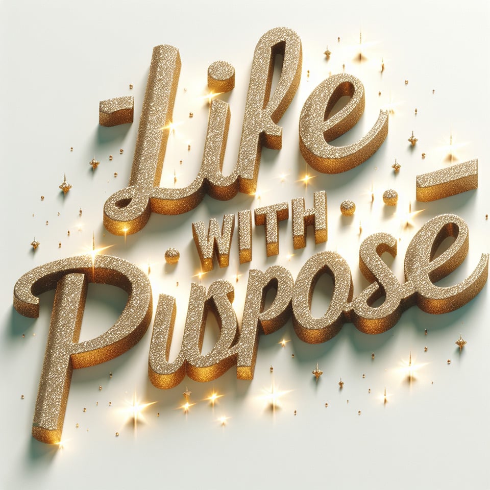 text ಸಾರ್ಥಕ ಜೀವನ glitter gold text effect on white background3d render text effect image