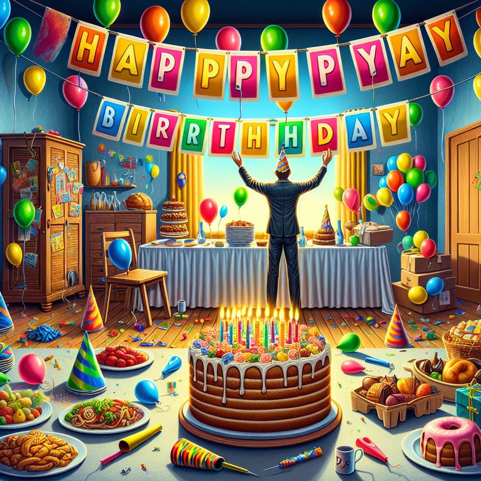 Happy Birthday Partner text effect image