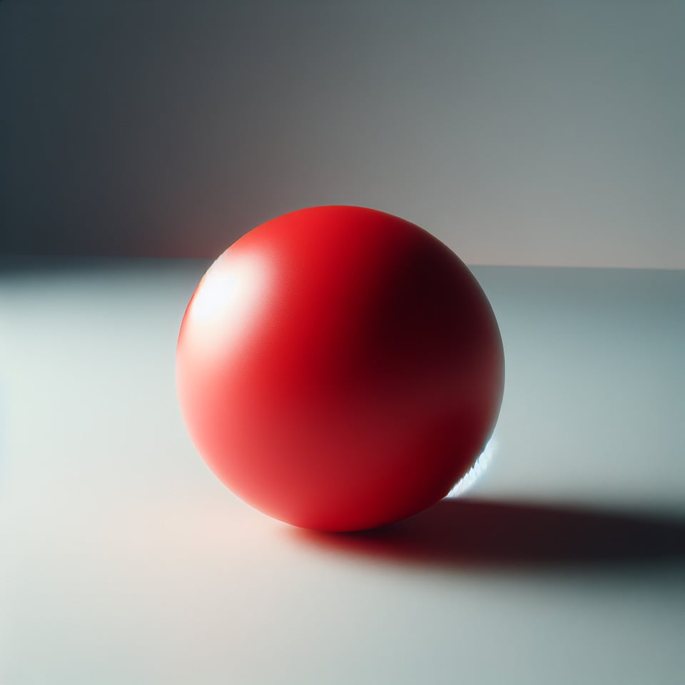 RED BALL text effect image