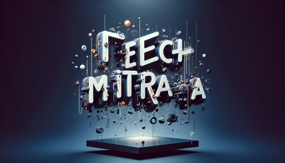 Studio A MKT Tech Mitraa text design 3d animation text effect image