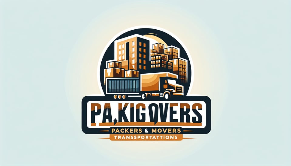 Create a transportation company logo by using the name of Wehicler packers and movers text effect image
