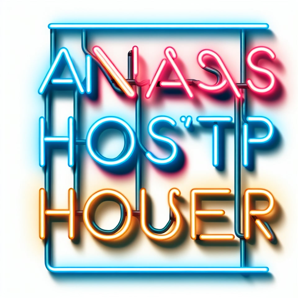anasphotp_houser text  neon style text effect on white background text effect image