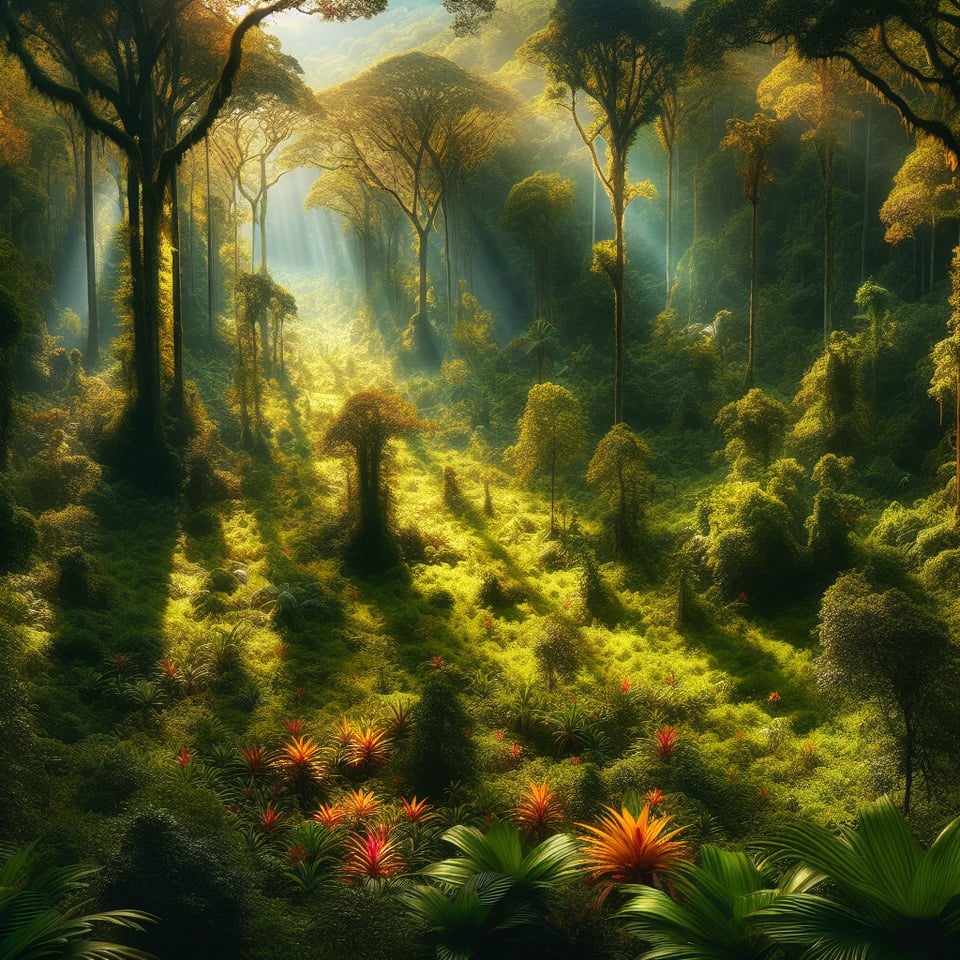 forest text effect image