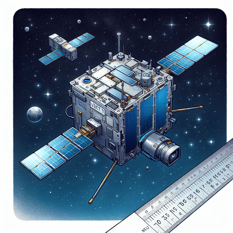 1U Cubesat text effect image