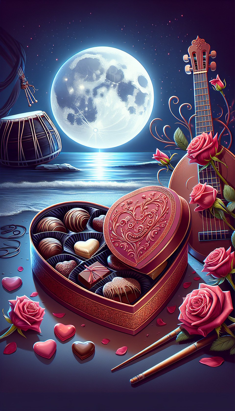 Valentines Instagram post related for Bollywood new page text effect image