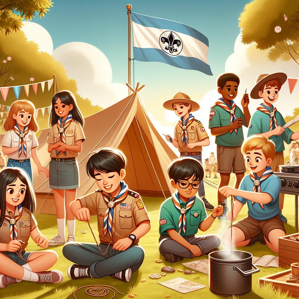 World Scout Day text effect image