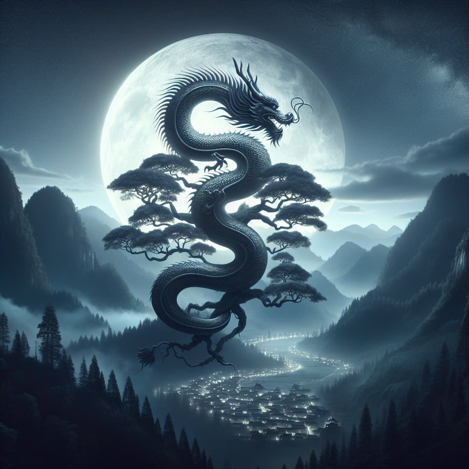 2024 lunar yeardragon text effect image