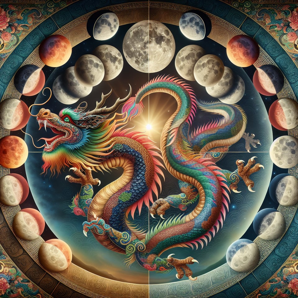 2024 lunar yeardragonproduct text effect image