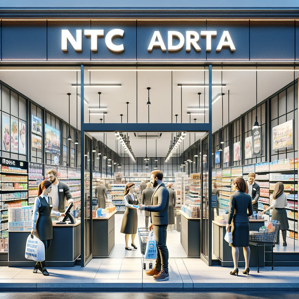 NTC Adrta Store text effect image