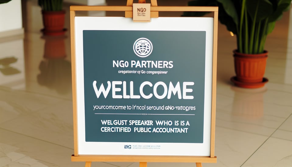 NGO PARTNERS ,WELCOME,CA. RAJENDER KUMAR text effect image