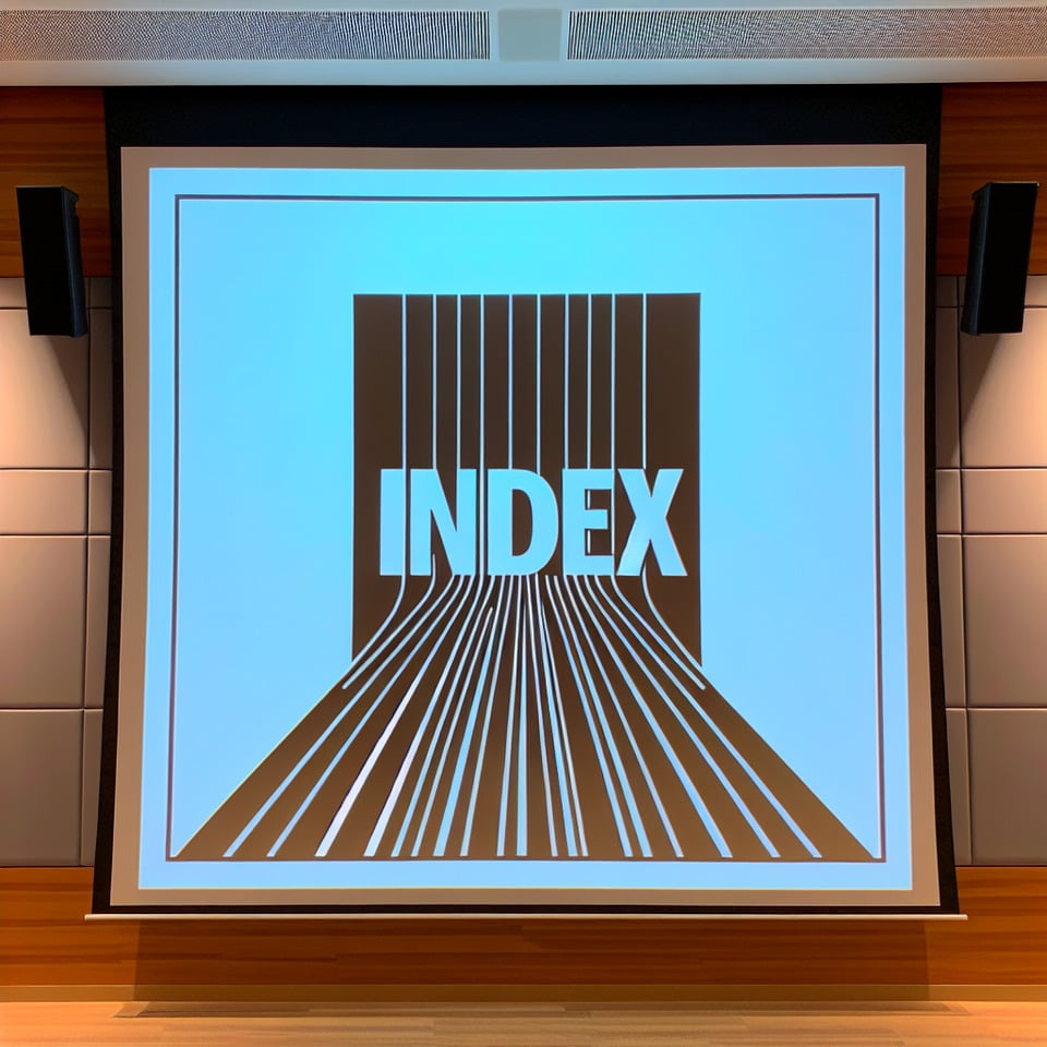 I Want to generate Index in between two line text effect image