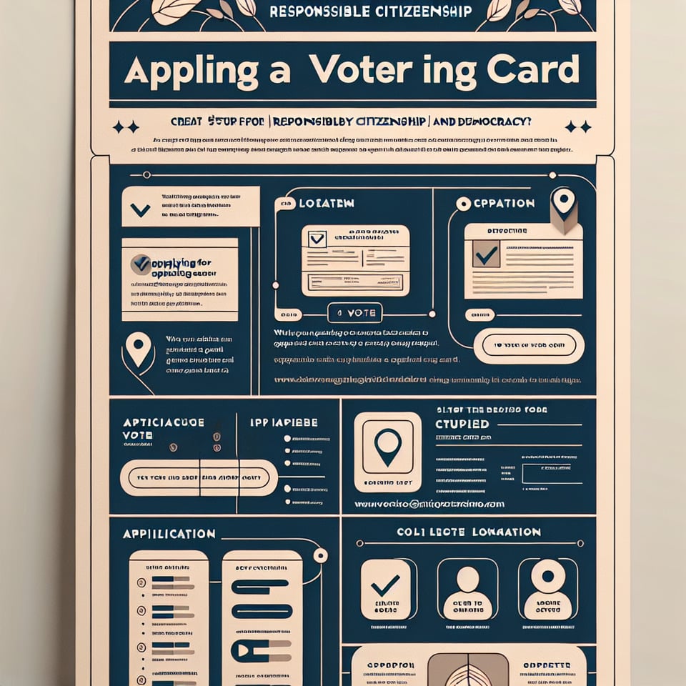 Voter Card Apply New poster text effect image