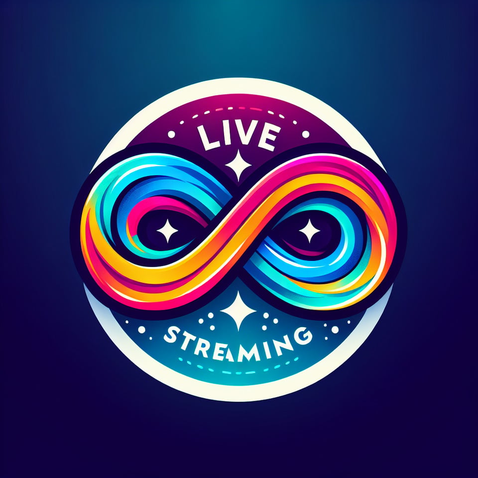 直播公司 招牌 形象 無限圖案LOGO text effect image