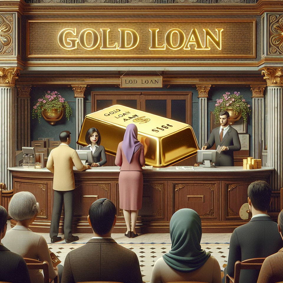 GOLD LOAN text effect image