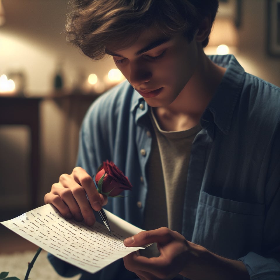 A eighteen year boy his name is gaurav sharma which wrote down thair back prapose own girlfriend by rose text effect image
