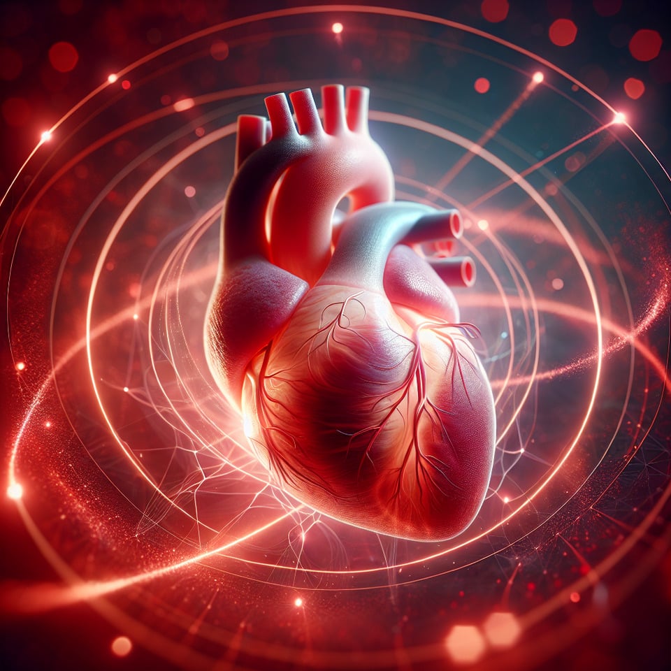heart pumping text effect image