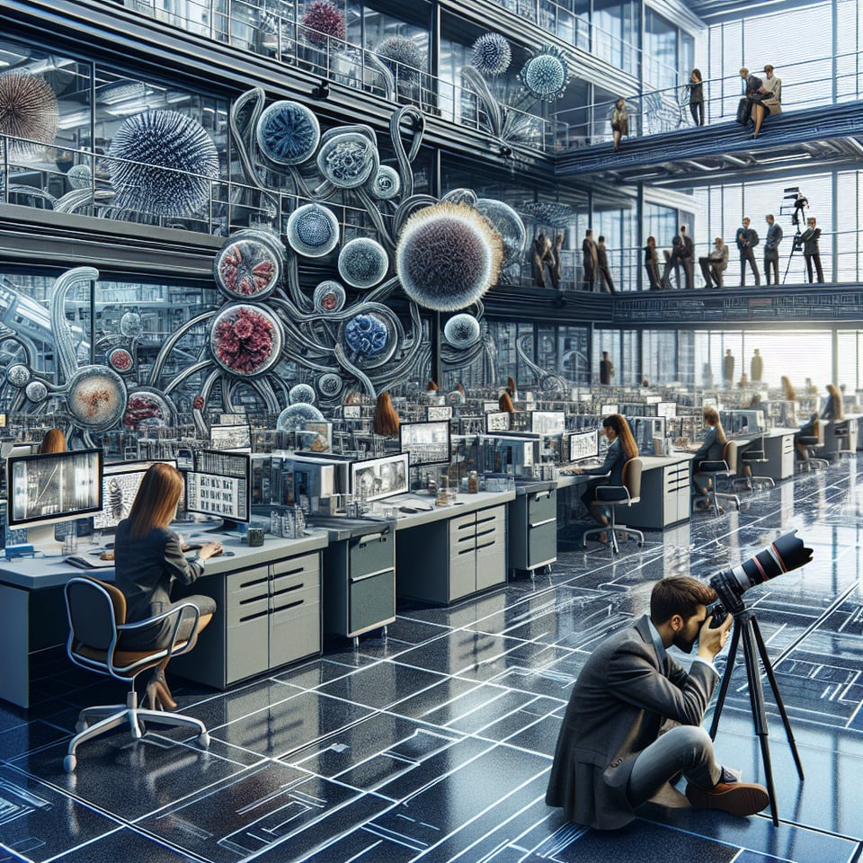 Department of Biotechnology in association with Photography and Media Club text effect image