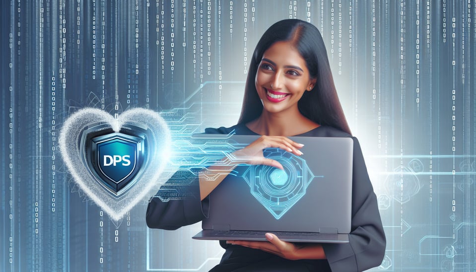 I LOVE DPS text effect image