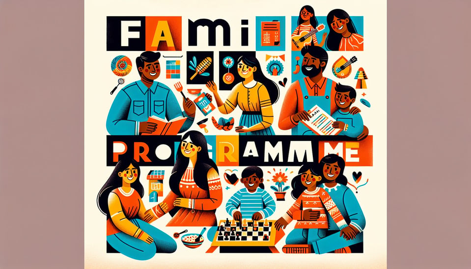 Family Programmetypography text effect image