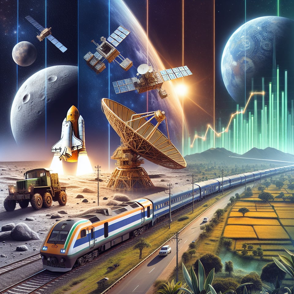 chandrayaan 3  moon landing aditya l1vande bharat train india gdp text effect image