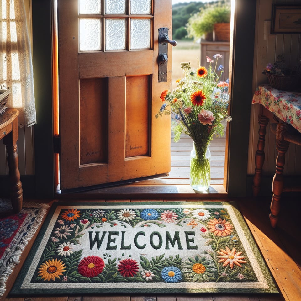 welcome text effect image